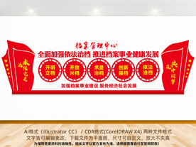 档案管理文化墙