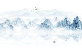 水墨山水画