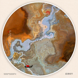 现代水墨画