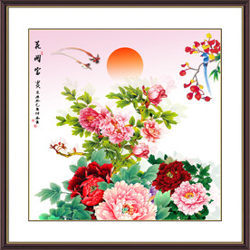 国画牡丹