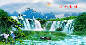客厅山水画