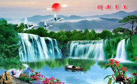 中堂山水画