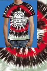 大牌扎染男装印花