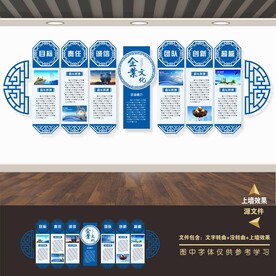 企业目标标语励志文化墙