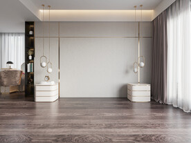 现代卧室背景墙