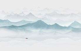 水墨山水画