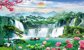 大厅山水画
