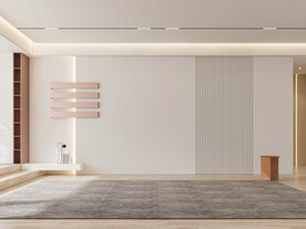 现代极简客厅背景墙