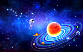 宇宙星空太阳系