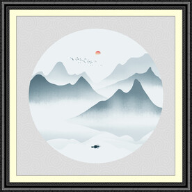 新中式山水画