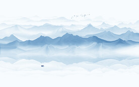 水墨山水画