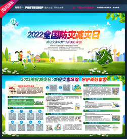 防灾减灾展板