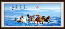 八骏全图