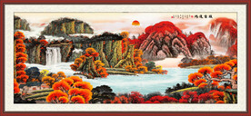 国画山水画