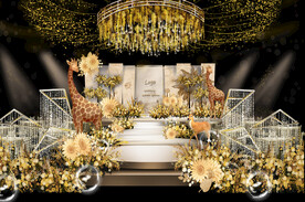 向日葵婚礼效果图