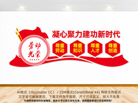 四个尊重文化墙