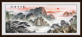 五岳独尊泰山日出