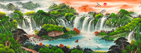 国画山水