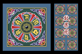 寺庙古建筑吊顶