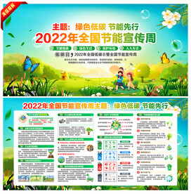 2022节能宣传周宣传栏