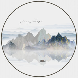 新中式山水画