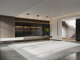 现代轻奢客厅场景