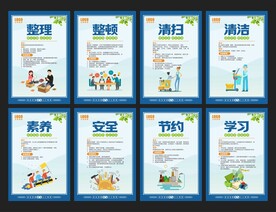 企业8S管理展板