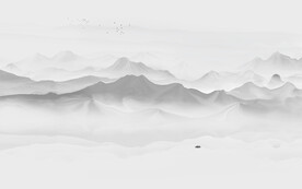 水墨山水画