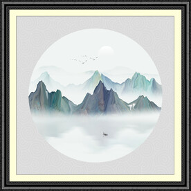 抽象山水画