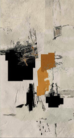 抽象水墨油画玄关装饰画 