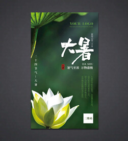 大暑海报