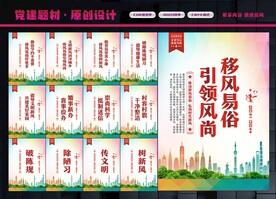 移风易俗展板