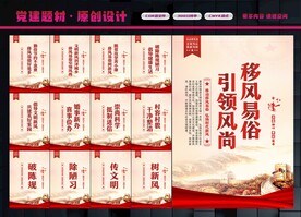 移风易俗展板
