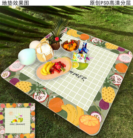 户外水果野餐垫