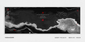 抽象水墨画