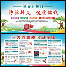 世界肝炎日宣传栏