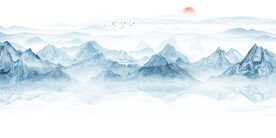水墨山水画