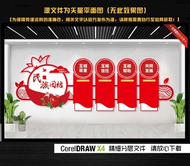 民族团结文化墙