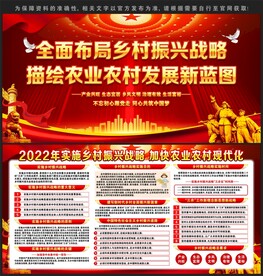乡村振兴展板