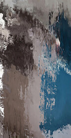 灰蓝色抽象色块笔触油画玄关
