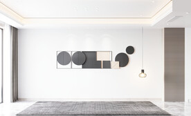 现代极简 轻奢客厅 背景墙