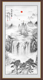 玄关水墨画