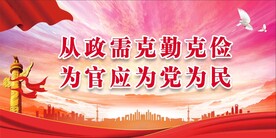 廉政展板 