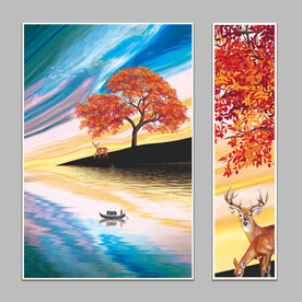 山水油画