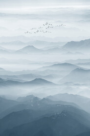 山水水墨画