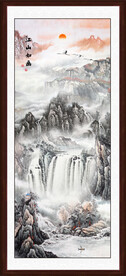玄关山水画
