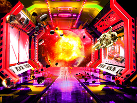 科幻星空立体背景墙