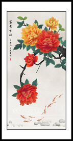 牡丹国画