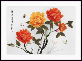 牡丹国画