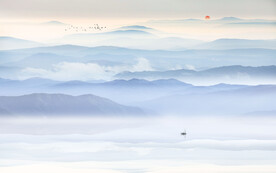 新中式山水墙画